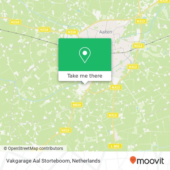 Vakgarage Aal Storteboom map