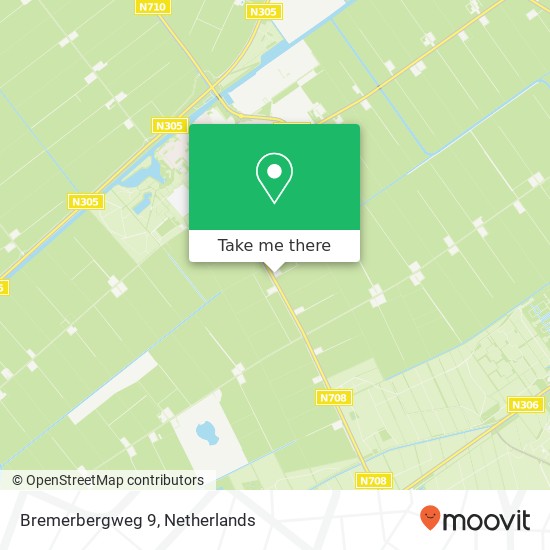 Bremerbergweg 9, 8256 PV Biddinghuizen Karte