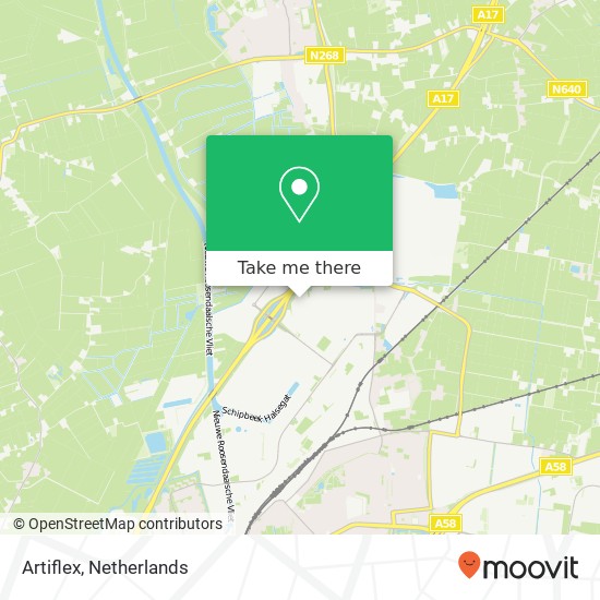 Artiflex, Vlierwerf 5E map