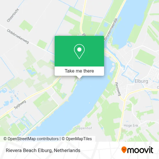 Rievera Beach Elburg map