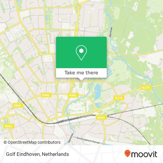Golf Eindhoven, Orpheuslaan map