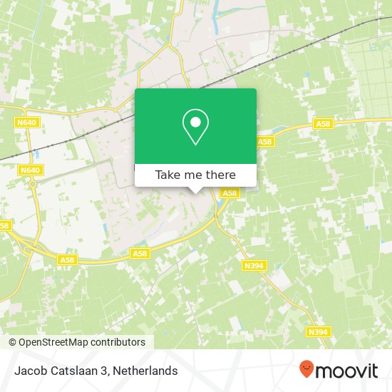 Jacob Catslaan 3, 4873 GT Etten-Leur map