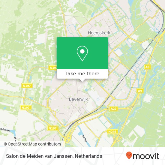 Salon de Meiden van Janssen, Calsplantsoen map