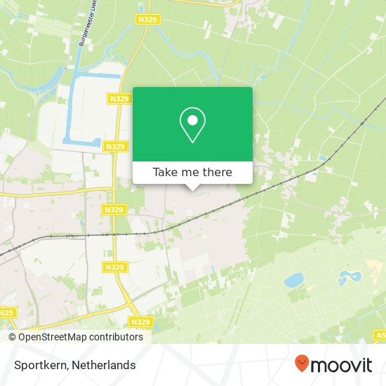 Sportkern, Nelissenstraat 20 map