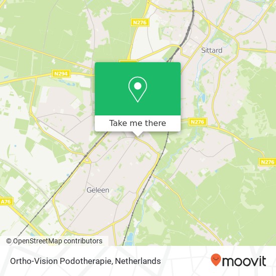Ortho-Vision Podotherapie, Geleenbeeklaan 100 map