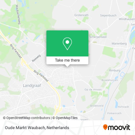 Oude Markt Waubach map