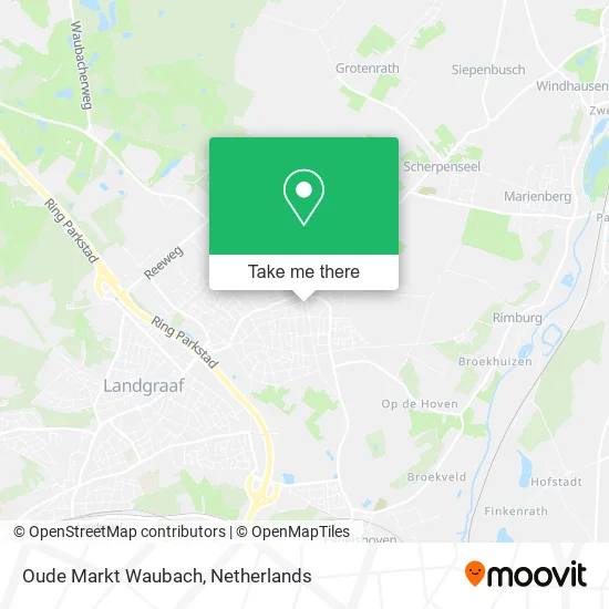 Oude Markt Waubach map