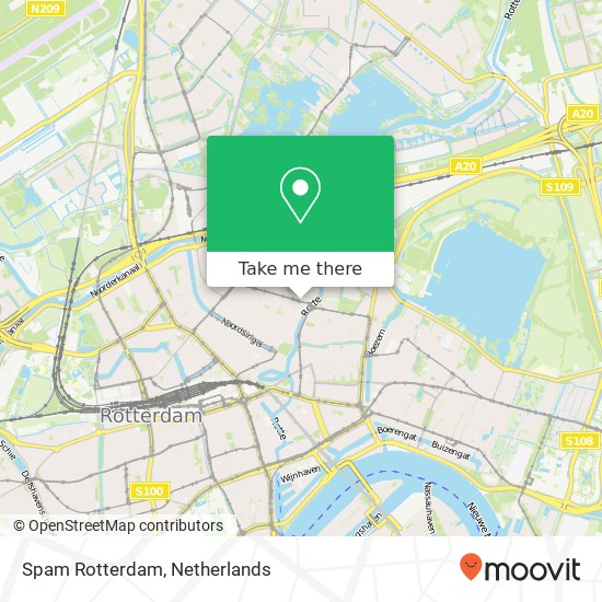 Spam Rotterdam, Zaagmolendrift map