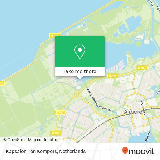 Kapsalon Ton Kempers, Fokkeboom 35 map