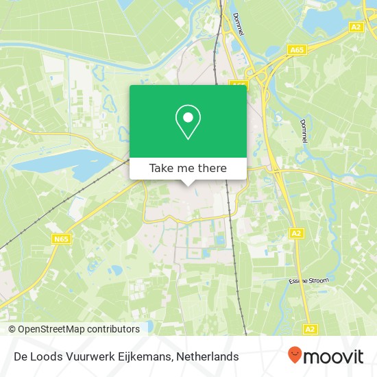 De Loods Vuurwerk Eijkemans, Jan van Speijkstraat 20 map