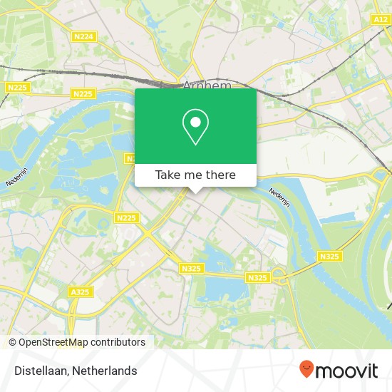 Distellaan, 6833 AR Arnhem map