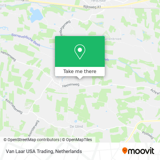 Van Laar USA Trading map