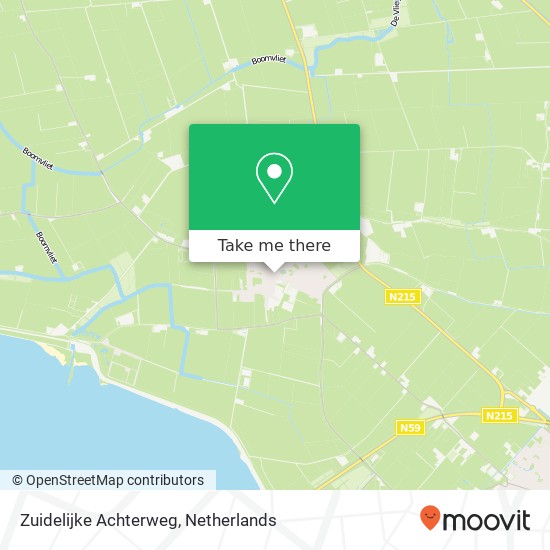 Zuidelijke Achterweg, 3244 Nieuwe-Tonge map