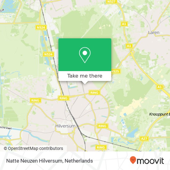 Natte Neuzen Hilversum, Berlagelaan 36A map