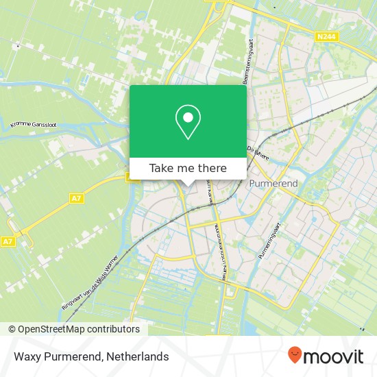 Waxy Purmerend map