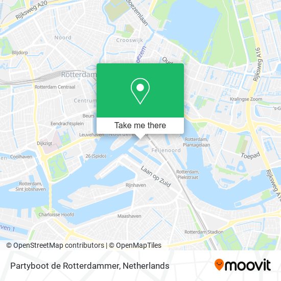 Partyboot de Rotterdammer map