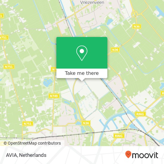 AVIA, Bedrijvenpark Twente 454 map