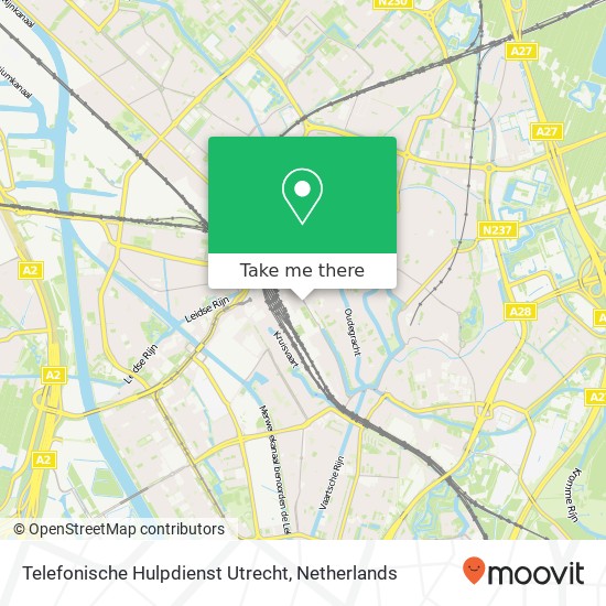 Telefonische Hulpdienst Utrecht map