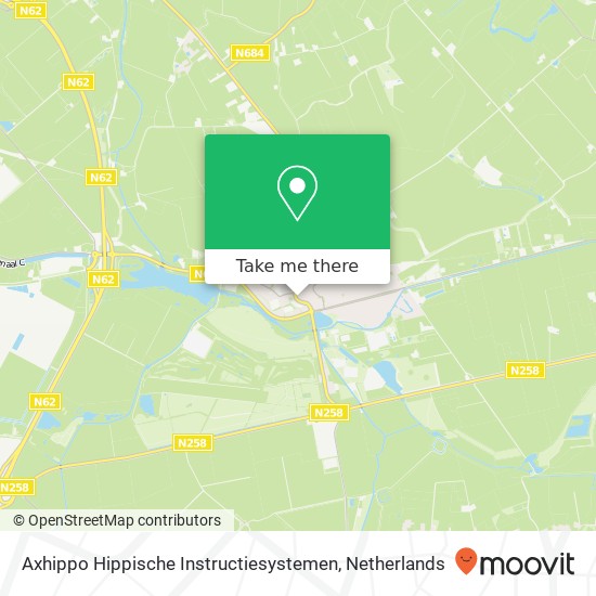 Axhippo Hippische Instructiesystemen, Oranjestraat 1 map