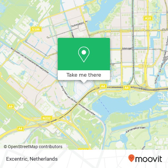 Excentric, Sloterweg 1045 Karte