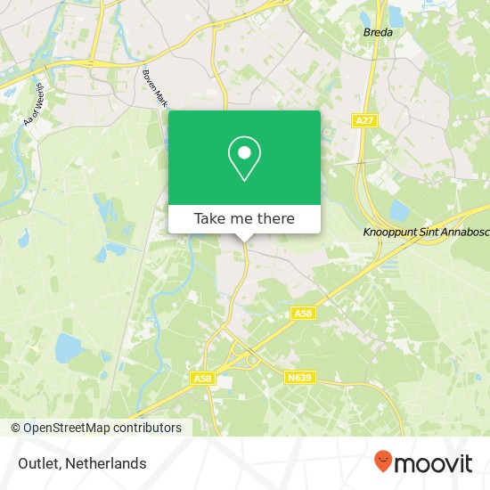 Outlet, Dorpstraat 87B map