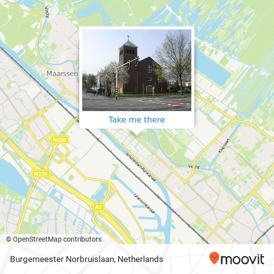 Burgemeester Norbruislaan, 3555 Utrecht map