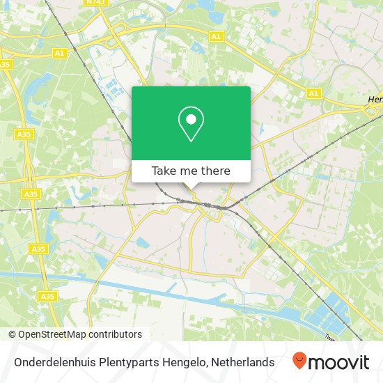 Onderdelenhuis Plentyparts Hengelo, Marskant 12 Karte