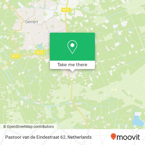 Pastoor van de Eindestraat 62, 5425 VW De Mortel map