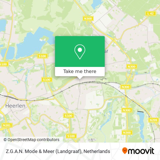 Z.G.A.N. Mode & Meer (Landgraaf) map