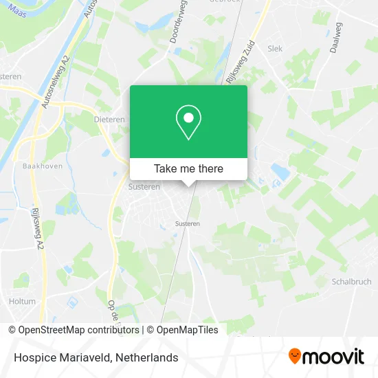 Hospice Mariaveld map