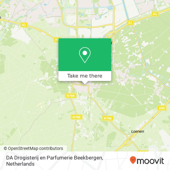 DA Drogisterij en Parfumerie Beekbergen map