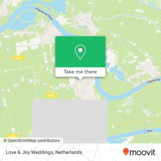 Love & Joy Weddings, Vlasakker 88 map