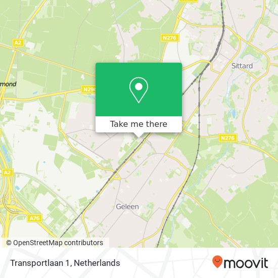 Transportlaan 1, 6163 CX Geleen map