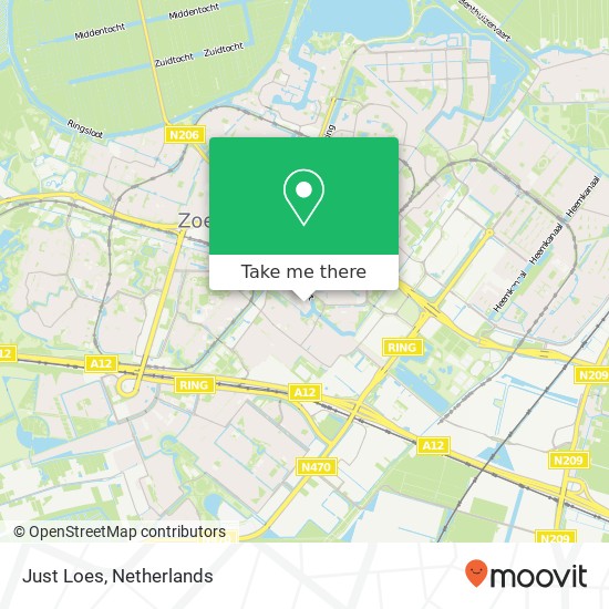 Just Loes, Dorpsstraat 171 map