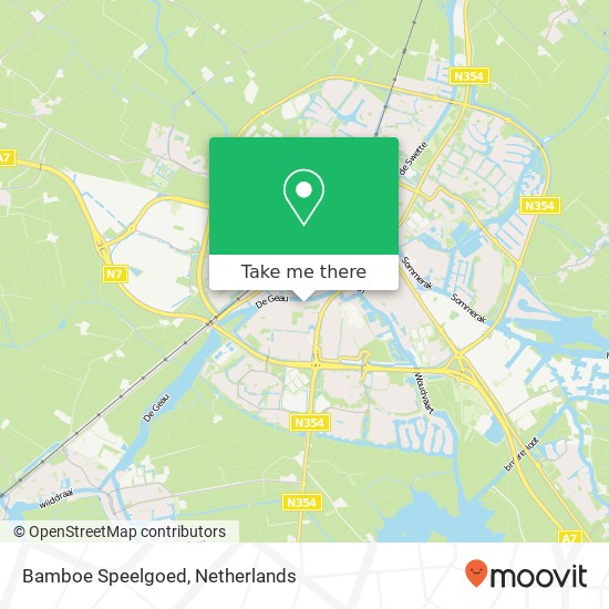 Bamboe Speelgoed, IJlsterkade map