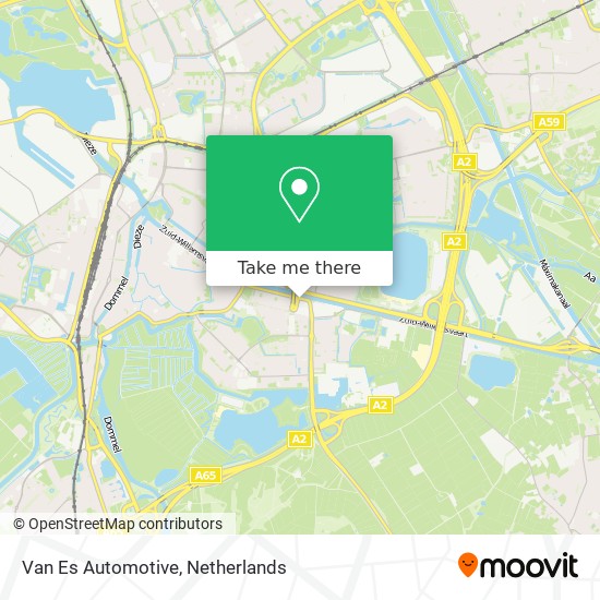 Van Es Automotive map