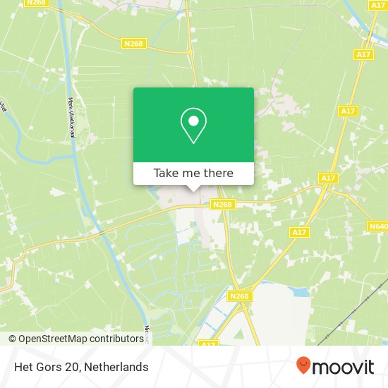 Het Gors 20, 4751 EN Oud Gastel map