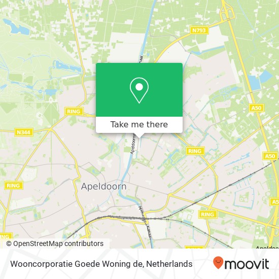 Wooncorporatie Goede Woning de, Sleutelbloemstraat 26 Karte