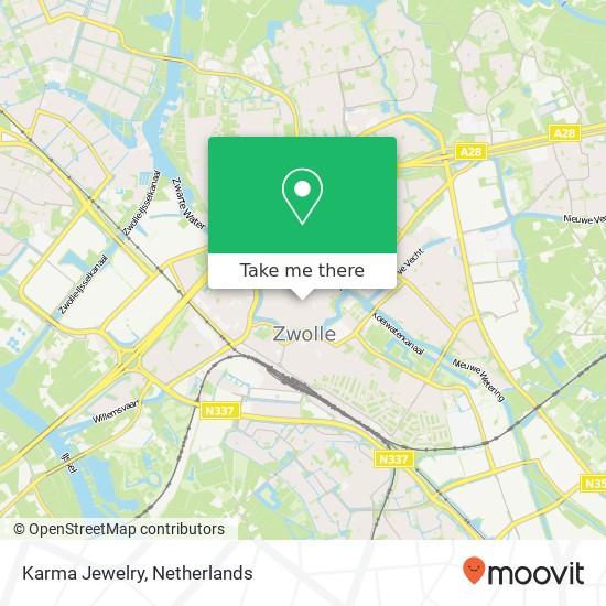 Karma Jewelry, Koningsplein map