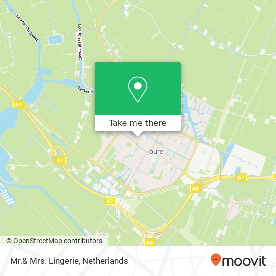 Mr.& Mrs. Lingerie, Midstraat 121 map