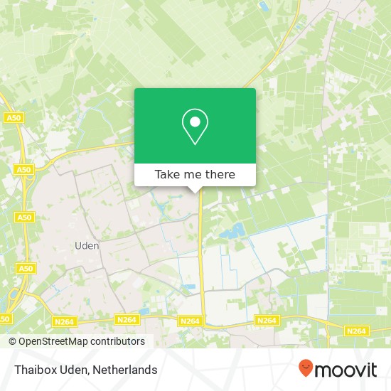 Thaibox Uden, Bijland 813 Karte