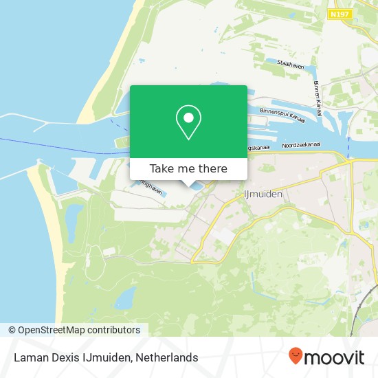 Laman Dexis IJmuiden, Trawlerkade 96 Karte