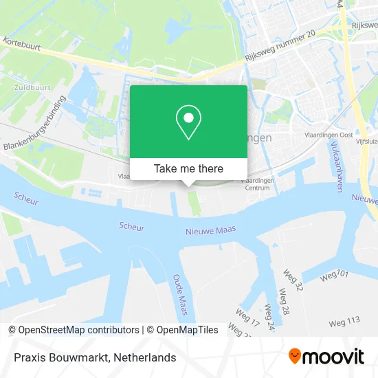 Praxis Bouwmarkt map