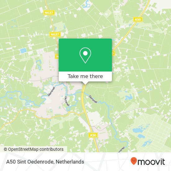 A50 Sint Oedenrode, 5491 Sint-Oedenrode map