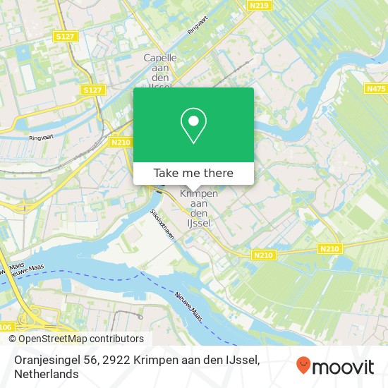 Oranjesingel 56, 2922 Krimpen aan den IJssel map
