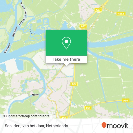 Schilderij van het Jaar map