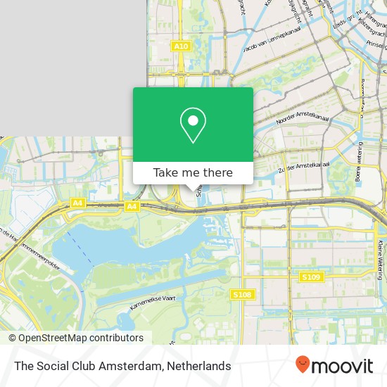 The Social Club Amsterdam, Vliegtuigstraat 6K map