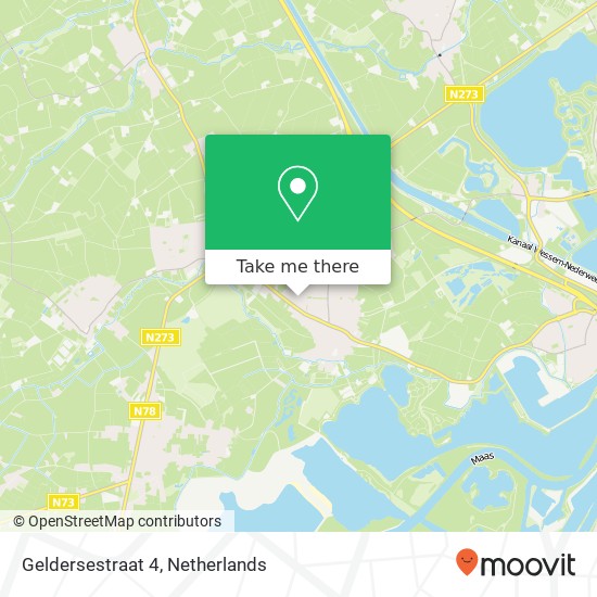 Geldersestraat 4, 6017 CB Thorn map