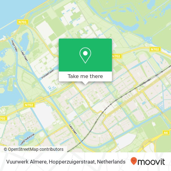 Vuurwerk Almere, Hopperzuigerstraat map