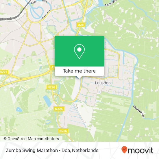 Zumba Swing Marathon - Dca, Bavoortseweg 25 Karte